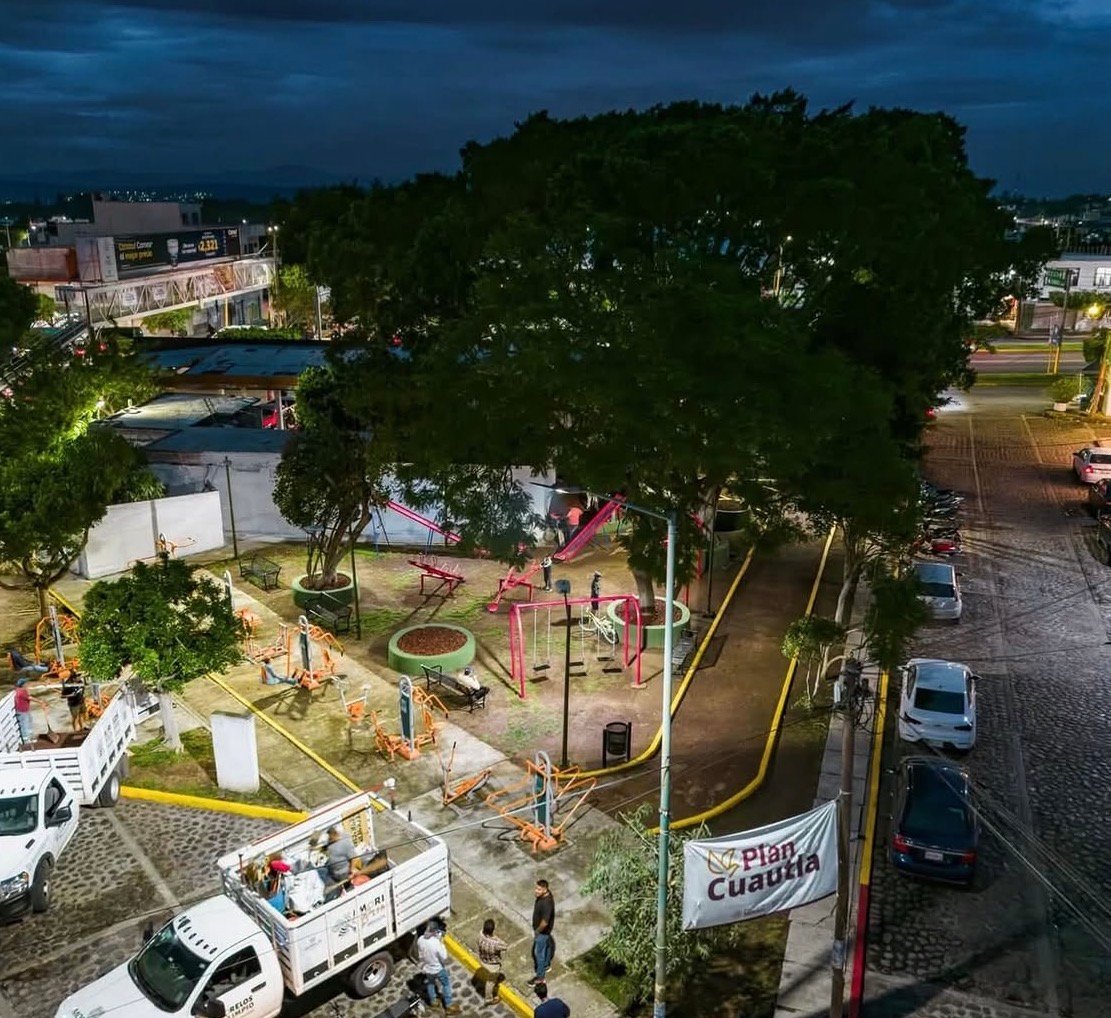 Parque Módulo de Bomberos de Cuautlixco, recuperado dentro del Plan Cuautla